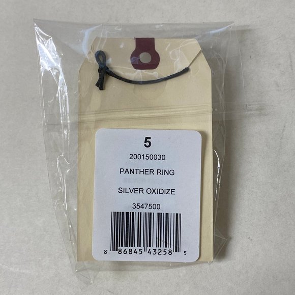 Obey Jewelry "Panther" Ring Silver Oxidize - Picture 5 of 7